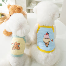 Load image into Gallery viewer, Summer Pet Dog Vests Sleeveless T-shirts Cartoon Pattern Clothes For Dogs Or Cats Puppy Pet shirt Cute Summer Pets Products
