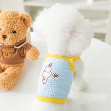 Load image into Gallery viewer, Summer Pet Dog Vests Sleeveless T-shirts Cartoon Pattern Clothes For Dogs Or Cats Puppy Pet shirt Cute Summer Pets Products
