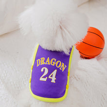 Load image into Gallery viewer, Summer Breathable Pet Mesh Vest Basketball Jersey Basketball Team Print Puppy Dog Hoodie Clothing Cat T-Shirt Sport Shirt Quick-drying Pet Clothes
