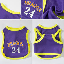 Load image into Gallery viewer, Summer Breathable Pet Mesh Vest Basketball Jersey Basketball Team Print Puppy Dog Hoodie Clothing Cat T-Shirt Sport Shirt Quick-drying Pet Clothes

