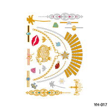 Load image into Gallery viewer, Hot Stamping Waterproof Tattoo Stickers Temporary Body Art Creative Tattoo Sticker Dream Catcher Wings Men Full Skull Totem Tattoo
