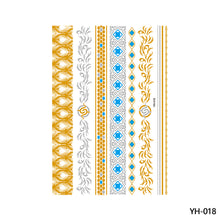 Load image into Gallery viewer, Hot Stamping Waterproof Tattoo Stickers Temporary Body Art Creative Tattoo Sticker Dream Catcher Wings Men Full Skull Totem Tattoo
