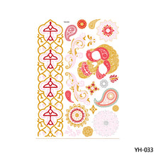 Load image into Gallery viewer, Hot Stamping Waterproof Tattoo Stickers Temporary Body Art Creative Tattoo Sticker Dream Catcher Wings Men Full Skull Totem Tattoo
