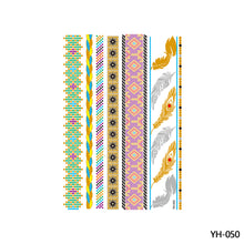 Load image into Gallery viewer, Hot Stamping Waterproof Tattoo Stickers Temporary Body Art Creative Tattoo Sticker Dream Catcher Wings Men Full Skull Totem Tattoo
