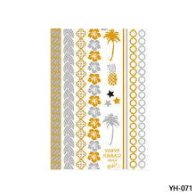 Load image into Gallery viewer, Hot Stamping Waterproof Tattoo Stickers Temporary Body Art Creative Tattoo Sticker Dream Catcher Wings Men Full Skull Totem Tattoo
