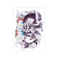 Load image into Gallery viewer, Arm Wolf Head Condor Rich Fish Qinglong Geisha Tattoo Stickers Big Flower Arm Tattoo Stickers Totem Tattoo Stickers
