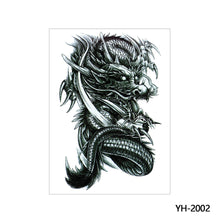 Load image into Gallery viewer, Arm Wolf Head Condor Rich Fish Qinglong Geisha Tattoo Stickers Big Flower Arm Tattoo Stickers Totem Tattoo Stickers
