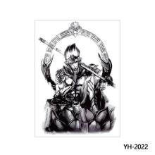 Load image into Gallery viewer, Arm Wolf Head Condor Rich Fish Qinglong Geisha Tattoo Stickers Big Flower Arm Tattoo Stickers Totem Tattoo Stickers
