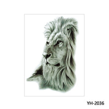 Load image into Gallery viewer, Arm Wolf Head Condor Rich Fish Qinglong Geisha Tattoo Stickers Big Flower Arm Tattoo Stickers Totem Tattoo Stickers
