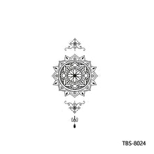 Load image into Gallery viewer, Totem Big Flower Arm Half Arm Sleeve Waterproof Tattoo Stickers Stickers Big Flower Arm Tattoo Stickers Totem Tattoo Stickers
