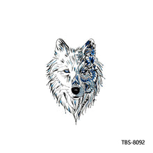 Load image into Gallery viewer, Arm Sleeve Tattoo Waterproof Temporary Body Art Creative Tattoo Sticker Lion Wild Wolf Tiger Men Full Skull Totem Tattoo Stickers
