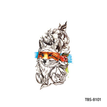 Load image into Gallery viewer, Arm Sleeve Tattoo Waterproof Temporary Body Art Creative Tattoo Sticker Lion Wild Wolf Tiger Men Full Skull Totem Tattoo Stickers
