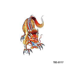 Load image into Gallery viewer, Arm Sleeve Tattoo Waterproof Temporary Body Art Creative Tattoo Sticker Lion Wild Wolf Tiger Men Full Skull Totem Tattoo Stickers
