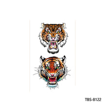 Load image into Gallery viewer, Arm Sleeve Tattoo Waterproof Temporary Body Art Creative Tattoo Sticker Lion Wild Wolf Tiger Men Full Skull Totem Tattoo Stickers
