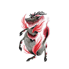 Load image into Gallery viewer, Arm Sleeve Tattoo Waterproof Temporary Body Art Creative Tattoo Sticker Rose Colorful Men Full Skull Totem Tattoo Stickers
