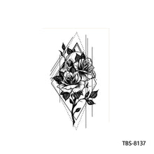 Load image into Gallery viewer, Arm Sleeve Tattoo Waterproof Temporary Body Art Creative Tattoo Sticker Rose Colorful Men Full Skull Totem Tattoo Stickers
