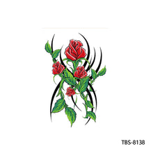 Load image into Gallery viewer, Arm Sleeve Tattoo Waterproof Temporary Body Art Creative Tattoo Sticker Rose Colorful Men Full Skull Totem Tattoo Stickers
