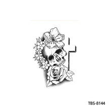 Load image into Gallery viewer, Arm Sleeve Tattoo Waterproof Temporary Body Art Creative Tattoo Sticker Rose Colorful Men Full Skull Totem Tattoo Stickers
