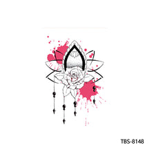 Load image into Gallery viewer, Arm Sleeve Tattoo Waterproof Temporary Body Art Creative Tattoo Sticker Rose Colorful Men Full Skull Totem Tattoo Stickers
