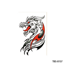 Load image into Gallery viewer, Arm Sleeve Tattoo Waterproof Temporary Body Art Creative Tattoo Sticker Rose Colorful Men Full Skull Totem Tattoo Stickers

