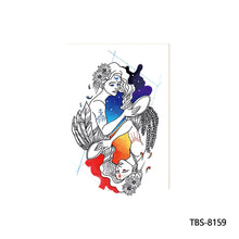 Load image into Gallery viewer, Arm Sleeve Tattoo Waterproof Temporary Body Art Creative Tattoo Sticker Rose Colorful Men Full Skull Totem Tattoo Stickers
