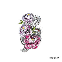 Load image into Gallery viewer, Creative Arm Sleeve Tattoo Temporary Body Art Tattoo Sticker Waterproof Rose Colorful Men Full Skull Totem Tattoo Stickers
