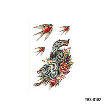 Load image into Gallery viewer, Creative Arm Sleeve Tattoo Temporary Body Art Tattoo Sticker Waterproof Rose Colorful Men Full Skull Totem Tattoo Stickers
