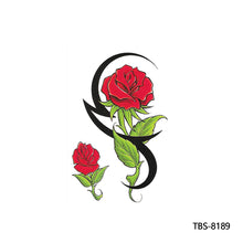 Load image into Gallery viewer, Creative Arm Sleeve Tattoo Temporary Body Art Tattoo Sticker Waterproof Rose Colorful Men Full Skull Totem Tattoo Stickers
