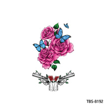 Load image into Gallery viewer, Creative Arm Sleeve Tattoo Temporary Body Art Tattoo Sticker Waterproof Rose Colorful Men Full Skull Totem Tattoo Stickers
