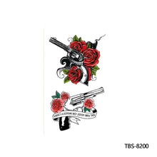 Load image into Gallery viewer, Creative Arm Sleeve Tattoo Temporary Body Art Tattoo Sticker Waterproof Rose Colorful Men Full Skull Totem Tattoo Stickers
