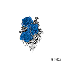 Load image into Gallery viewer, Creative Arm Sleeve Tattoo Temporary Body Art Tattoo Sticker Waterproof Rose Colorful Men Full Skull Totem Tattoo Stickers
