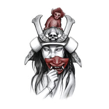 Load image into Gallery viewer, Flower Arm Tattoo Stickers Animal Simulation Tattoo Stickers Men Lion Wild Wolf Tiger Full Skull Totem Tattoo Stickers
