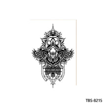 Load image into Gallery viewer, Flower Arm Tattoo Stickers Animal Simulation Tattoo Stickers Men Lion Wild Wolf Tiger Full Skull Totem Tattoo Stickers
