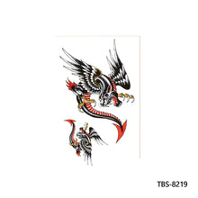 Load image into Gallery viewer, Flower Arm Tattoo Stickers Animal Simulation Tattoo Stickers Men Lion Wild Wolf Tiger Full Skull Totem Tattoo Stickers
