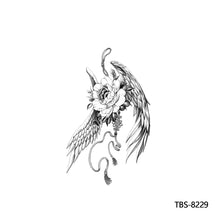 Load image into Gallery viewer, Flower Arm Tattoo Stickers Animal Simulation Tattoo Stickers Men Lion Wild Wolf Tiger Full Skull Totem Tattoo Stickers
