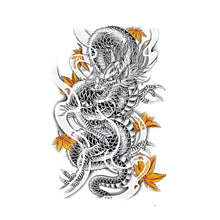 Load image into Gallery viewer, Creative Flower Arm Tattoo Stickers Animal Simulation Tattoo Stickers Men Lion Wild Wolf Tiger Full Skull Totem Tattoo Stickers

