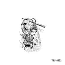 Load image into Gallery viewer, Creative Flower Arm Tattoo Stickers Animal Simulation Tattoo Stickers Men Lion Wild Wolf Tiger Full Skull Totem Tattoo Stickers
