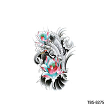 Load image into Gallery viewer, Creative Flower Arm Tattoo Stickers Animal Simulation Tattoo Stickers Men Lion Wild Wolf Tiger Full Skull Totem Tattoo Stickers
