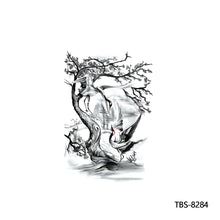 Load image into Gallery viewer, Creative Flower Arm Tattoo Stickers Animal Simulation Tattoo Stickers Men Lion Wild Wolf Tiger Full Skull Totem Tattoo Stickers
