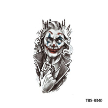 Load image into Gallery viewer, Creative Flower Arm Tattoo Stickers Sketch Skull Tattoo Stickers Fashion Men Snake Wild Wolf Tiger Full Skull Totem Tattoo Stickers
