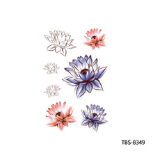 Load image into Gallery viewer, Creative Flower Arm Tattoo Stickers Sketch Skull Tattoo Stickers Fashion Men Snake Wild Wolf Tiger Full Skull Totem Tattoo Stickers
