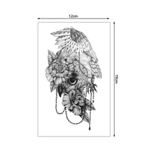 Load image into Gallery viewer, Fashion Arm Half Tattoo Stickers Totem Big Flower Men Creative Snake Lion Tiger Women Full Skull Totem Tattoo Stickers
