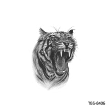 Load image into Gallery viewer, Fashion Arm Half Tattoo Stickers Totem Big Flower Men Creative Snake Lion Tiger Women Full Skull Totem Tattoo Stickers
