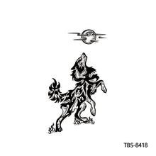 Load image into Gallery viewer, Totem Large Flower Arm Arabic Tattoo Sticker Men Creative Snake Angle Wolf Animal Women Full Skull Totem Tattoo Stickers
