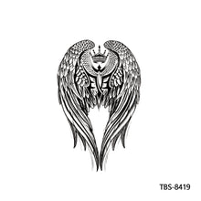 Load image into Gallery viewer, Totem Large Flower Arm Arabic Tattoo Sticker Men Creative Snake Angle Wolf Animal Women Full Skull Totem Tattoo Stickers
