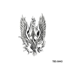 Load image into Gallery viewer, Totem Large Flower Arm Arabic Tattoo Sticker Men Creative Snake Angle Wolf Animal Women Full Skull Totem Tattoo Stickers
