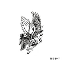 Load image into Gallery viewer, Totem Large Flower Arm Arabic Tattoo Sticker Men Creative Snake Angle Wolf Animal Women Full Skull Totem Tattoo Stickers
