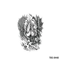 Load image into Gallery viewer, Totem Large Flower Arm Arabic Tattoo Sticker Men Creative Snake Angle Wolf Animal Women Full Skull Totem Tattoo Stickers
