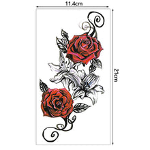 Load image into Gallery viewer, Small Full Arm Totem Tattoo Sticker Symbol Animal Skull Text Color Tattoo Sticker Men Fashion Women Totem Tattoo Stickers
