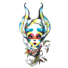 Load image into Gallery viewer, Small Full Arm Totem Tattoo Sticker Symbol Animal Skull Text Color Tattoo Sticker Men Fashion Women Totem Tattoo Stickers
